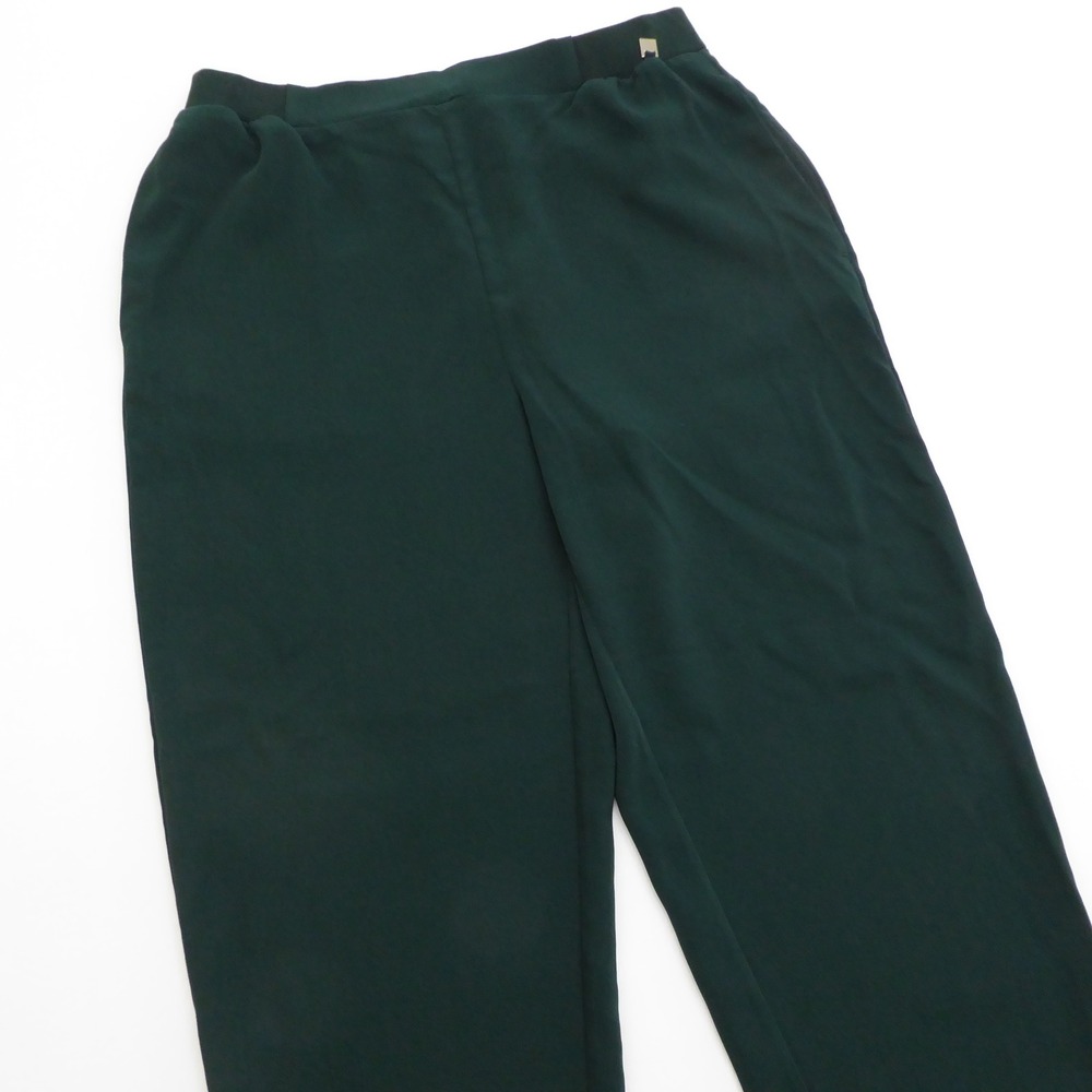 Ted Baker Womens Aliadd Rib Detail Jogger Trouser Pants Green Size 2 Polyester